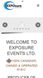 Mobile Screenshot of exposureeventsltd.com